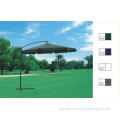 Solar Patio Metal Cantilever Commercial Outdoor Umbrellas H